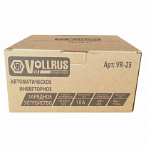 Зарядное устройство VOLLRUS 12/24В, 7А импульсное инверторное VR-25